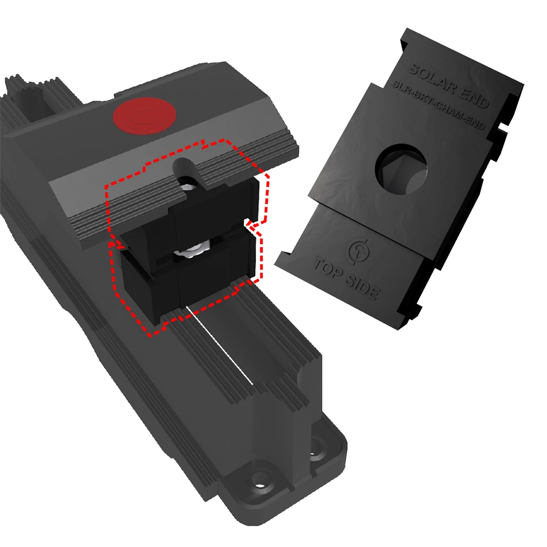 Connect-it Chameleon Solar Bracket End